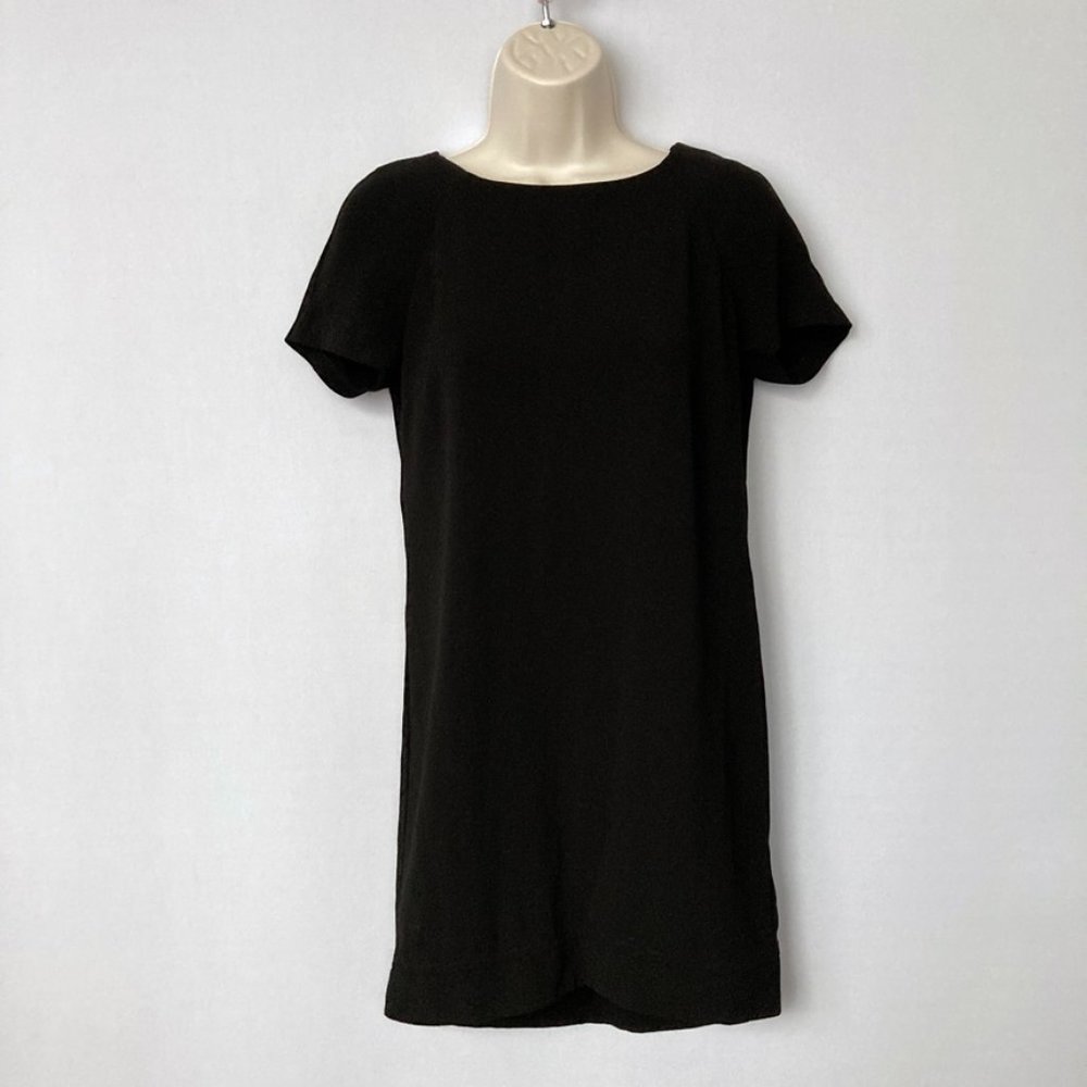 AQUA Black Straight Dress
